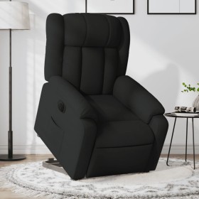 Sillón eléctrico reclinable elevable de tela negro en Sillones | Comprar online en Foru.es