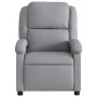 Sillón reclinable de masaje de tela gris claro de , Sillones - Ref: Foro24-371763, Precio: 208,63 €, Descuento: %