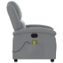 Sillón reclinable de masaje de tela gris claro de , Sillones - Ref: Foro24-371763, Precio: 208,63 €, Descuento: %