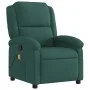 Sillón de masaje reclinable de terciopelo verde oscuro de , Sillones - Ref: Foro24-371810, Precio: 202,81 €, Descuento: %