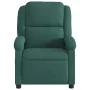 Sillón de masaje reclinable de terciopelo verde oscuro de , Sillones - Ref: Foro24-371810, Precio: 202,81 €, Descuento: %
