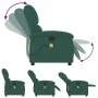 Sillón de masaje reclinable de terciopelo verde oscuro de , Sillones - Ref: Foro24-371810, Precio: 202,81 €, Descuento: %