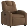 Sillón reclinable de tela marrón de , Sillones - Ref: Foro24-372369, Precio: 202,77 €, Descuento: %