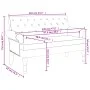 Banco con respaldo lino 120x62x75,5 cm de , Bancos - Ref: Foro24-372128, Precio: 199,21 €, Descuento: %