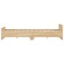 Estructura de cama con cabecero piecero roble Sonoma 140x200 cm de , Camas y somieres - Ref: Foro24-3203749, Precio: 123,19 €...
