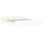 Estructura de cama con cabecero y piecero blanco 180x200 cm de , Camas y somieres - Ref: Foro24-3203768, Precio: 170,20 €, De...