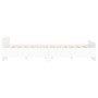 Estructura de cama con cabecero y piecero blanco 180x200 cm de , Camas y somieres - Ref: Foro24-3203768, Precio: 170,20 €, De...