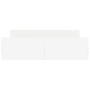 Estructura de cama con cabecero y piecero blanco 160x200 cm de , Camas y somieres - Ref: Foro24-3203761, Precio: 129,40 €, De...