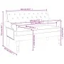 Banco con respaldo tela marrón oscuro 120x62x75,5 cm de , Bancos - Ref: Foro24-372123, Precio: 184,65 €, Descuento: %