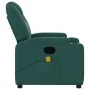 Sillón de masaje reclinable de tela verde oscuro de , Sillones - Ref: Foro24-372383, Precio: 207,81 €, Descuento: %