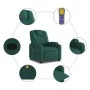 Sillón de masaje reclinable de tela verde oscuro de , Sillones - Ref: Foro24-372383, Precio: 207,81 €, Descuento: %