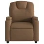 Sillón reclinable con masaje de tela marrón de , Sillones - Ref: Foro24-372381, Precio: 207,93 €, Descuento: %