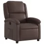 Sillón reclinable de cuero sintético marrón de , Sillones - Ref: Foro24-371777, Precio: 210,66 €, Descuento: %