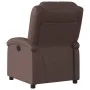 Sillón reclinable de cuero sintético marrón de , Sillones - Ref: Foro24-371777, Precio: 210,66 €, Descuento: %