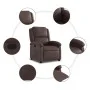 Sillón reclinable de cuero sintético marrón de , Sillones - Ref: Foro24-371777, Precio: 210,66 €, Descuento: %