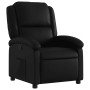Sillón reclinable de cuero sintético negro de , Sillones - Ref: Foro24-371775, Precio: 242,23 €, Descuento: %