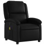 Sillón de masaje reclinable cuero sintético negro de , Sillones - Ref: Foro24-371782, Precio: 214,68 €, Descuento: %