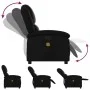 Sillón de masaje reclinable cuero sintético negro de , Sillones - Ref: Foro24-371782, Precio: 212,05 €, Descuento: %