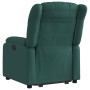 Sillón eléctrico reclinable elevable de tela verde oscuro en Sillones | Comprar online en Foru.es