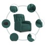 Sillón eléctrico reclinable elevable de tela verde oscuro en Sillones | Comprar online en Foru.es