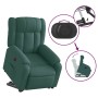 Sillón eléctrico reclinable elevable de tela verde oscuro en Sillones | Comprar online en Foru.es