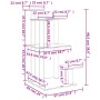 Postes rascadores para gatos con plataformas gris oscuro 98,5cm en Mobiliario para gatos | Comprar online en Foru.es