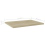 Estante estantería 4 uds contrachapada roble Sonoma 40x30x1,5cm de , Estanterías - Ref: Foro24-805160, Precio: 28,77 €, Descu...