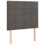 Cabeceros 2 unidades de terciopelo gris oscuro 100x5x78/88 cm de , Cabeceros y pies de cama - Ref: Foro24-3116375, Precio: 59...