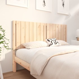 Cabecero de cama madera maciza de pino 165,5x4x100 cm de , Cabeceros y pies de cama - Ref: Foro24-818880, Precio: 64,07 €, De...
