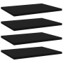 Estantes para estantería 4 uds contrachapada negro 40x30x1,5 cm de , Estanterías - Ref: Foro24-805156, Precio: 30,06 €, Descu...