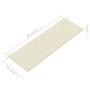 Banco de jardín 3 plazas madera maciza eucalipto y cojín 150 cm de , Bancos de jardín - Ref: Foro24-3060999, Precio: 191,59 €...