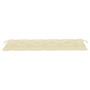Banco de jardín 3 plazas madera maciza eucalipto y cojín 150 cm de , Bancos de jardín - Ref: Foro24-3061013, Precio: 189,11 €...