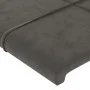 Headboard with dark gray velvet ears 103x23x118/128 cm by , Headboards and footboards - Ref: Foro24-3117999, Price: 76,19 €, ...
