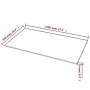Tablero de mesa de cristal templado rectancular 1200x650 mm de vidaXL, Tableros para mesas - Ref: Foro24-244622, Precio: 74,4...