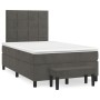 Cama box spring con colchón terciopelo gris oscuro 120x200 cm de , Camas y somieres - Ref: Foro24-3137834, Precio: 436,50 €, ...