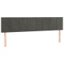 Cama box spring con colchón terciopelo gris oscuro 200x200 cm de , Camas y somieres - Ref: Foro24-3141324, Precio: 548,64 €, ...