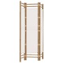 Biombo plegable de 3 paneles bambú y lona 120 cm de , Divisores de ambientes - Ref: Foro24-350623, Precio: 82,70 €, Descuento: %