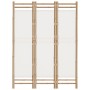 Biombo plegable de 3 paneles bambú y lona 120 cm de , Divisores de ambientes - Ref: Foro24-350623, Precio: 82,70 €, Descuento: %