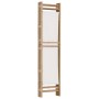 Biombo plegable de 3 paneles bambú y lona 120 cm de , Divisores de ambientes - Ref: Foro24-350623, Precio: 82,70 €, Descuento: %