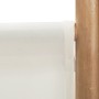 Biombo plegable de 3 paneles bambú y lona 120 cm de , Divisores de ambientes - Ref: Foro24-350623, Precio: 82,70 €, Descuento: %