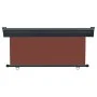 Toldo lateral de balcón marrón 160x250 cm de , Sombrillas - Ref: Foro24-48435, Precio: 75,83 €, Descuento: %