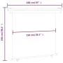 Toldo lateral de balcón marrón 160x250 cm de , Sombrillas - Ref: Foro24-48435, Precio: 75,83 €, Descuento: %