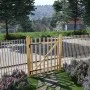 Hazelnut wood fence gate 100x120cm by vidaXL, garden gates - Ref: Foro24-142592, Price: 88,57 €, Discount: %