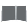 Toldo lateral retráctil gris antracita 140x600 cm de , Sombrillas - Ref: Foro24-48456, Precio: 119,62 €, Descuento: %
