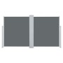 Toldo lateral retráctil gris antracita 140x600 cm de , Sombrillas - Ref: Foro24-48456, Precio: 119,62 €, Descuento: %