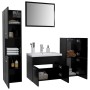 Juego de muebles de baño madera de ingeniería negro de , Muebles de baño - Ref: Foro24-3071199, Precio: 316,14 €, Descuento: %