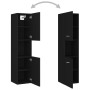 Juego de muebles de baño madera de ingeniería negro de , Muebles de baño - Ref: Foro24-3071379, Precio: 446,65 €, Descuento: %