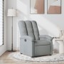 Sillón reclinable de tela gris claro en Sillones | Comprar online en Foru.es