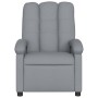 Sillón reclinable de tela gris claro en Sillones | Comprar online en Foru.es