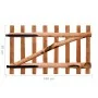 Tor für Zaun 100x60cm imprägniertes Haselnussholz von vidaXL, Gartentore - Ref: Foro24-142594, Preis: 77,00 €, Rabatt: %